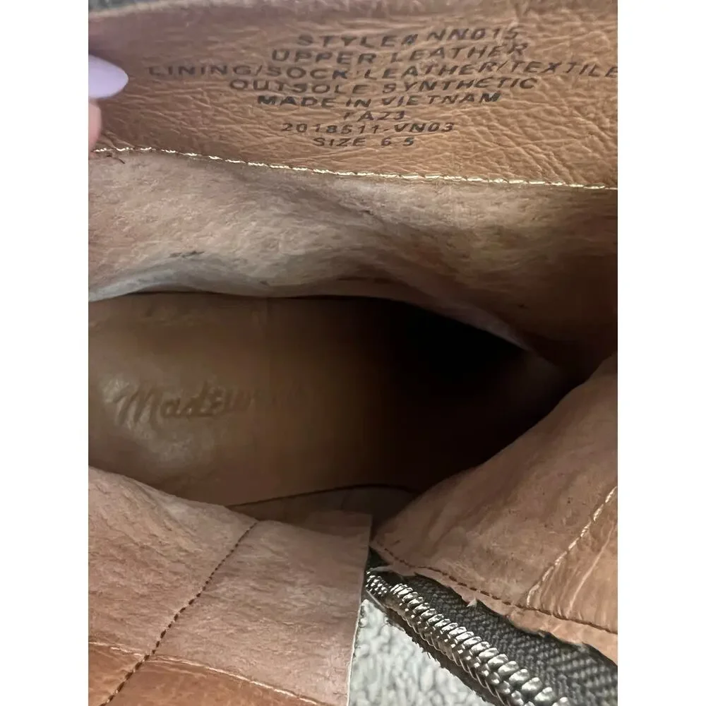 Madewell Olive Suede Ankle Boots